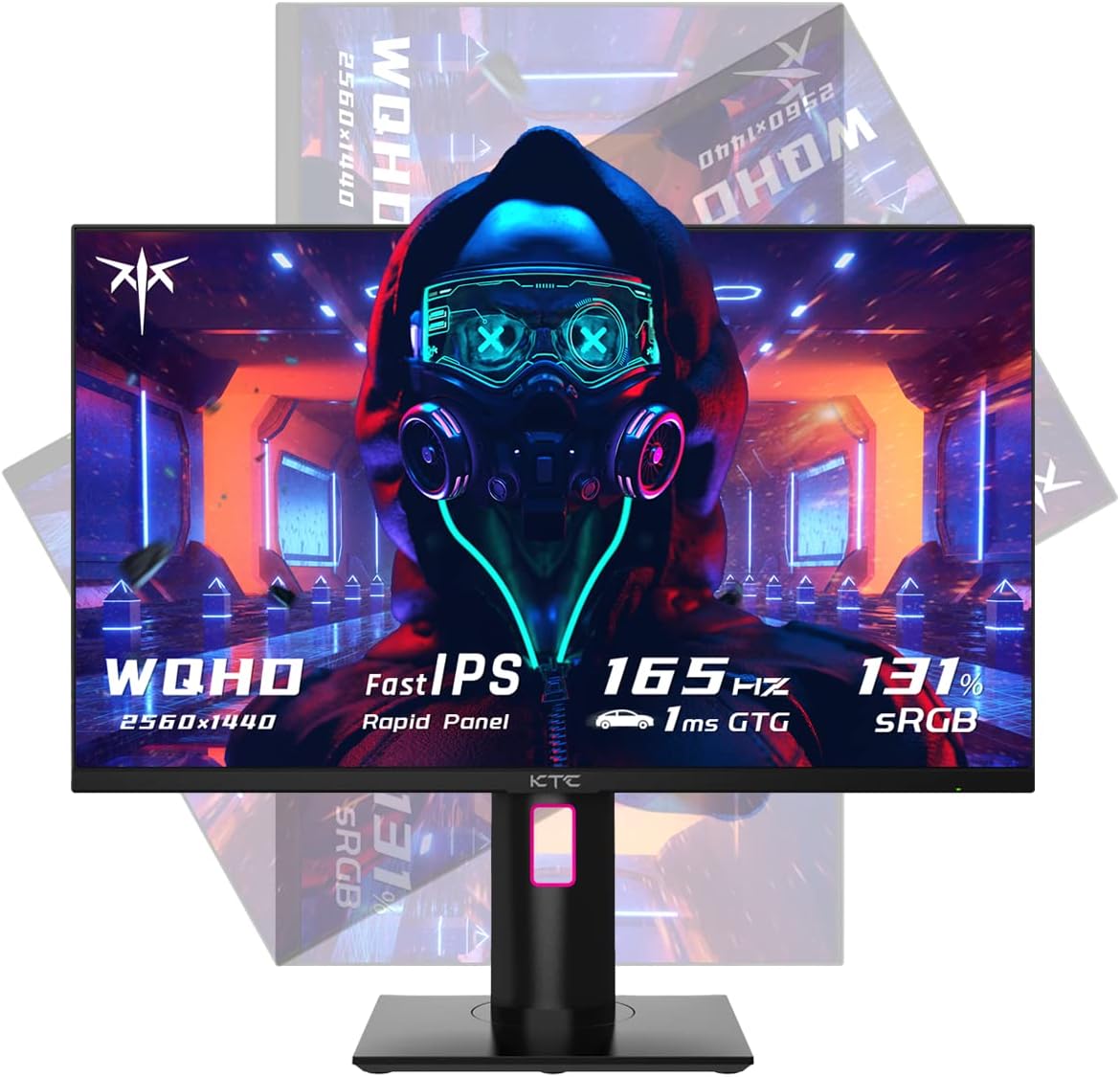 KTC Gaming Monitor, 27 Inch 1440p 165Hz Monitor, 2K [...]