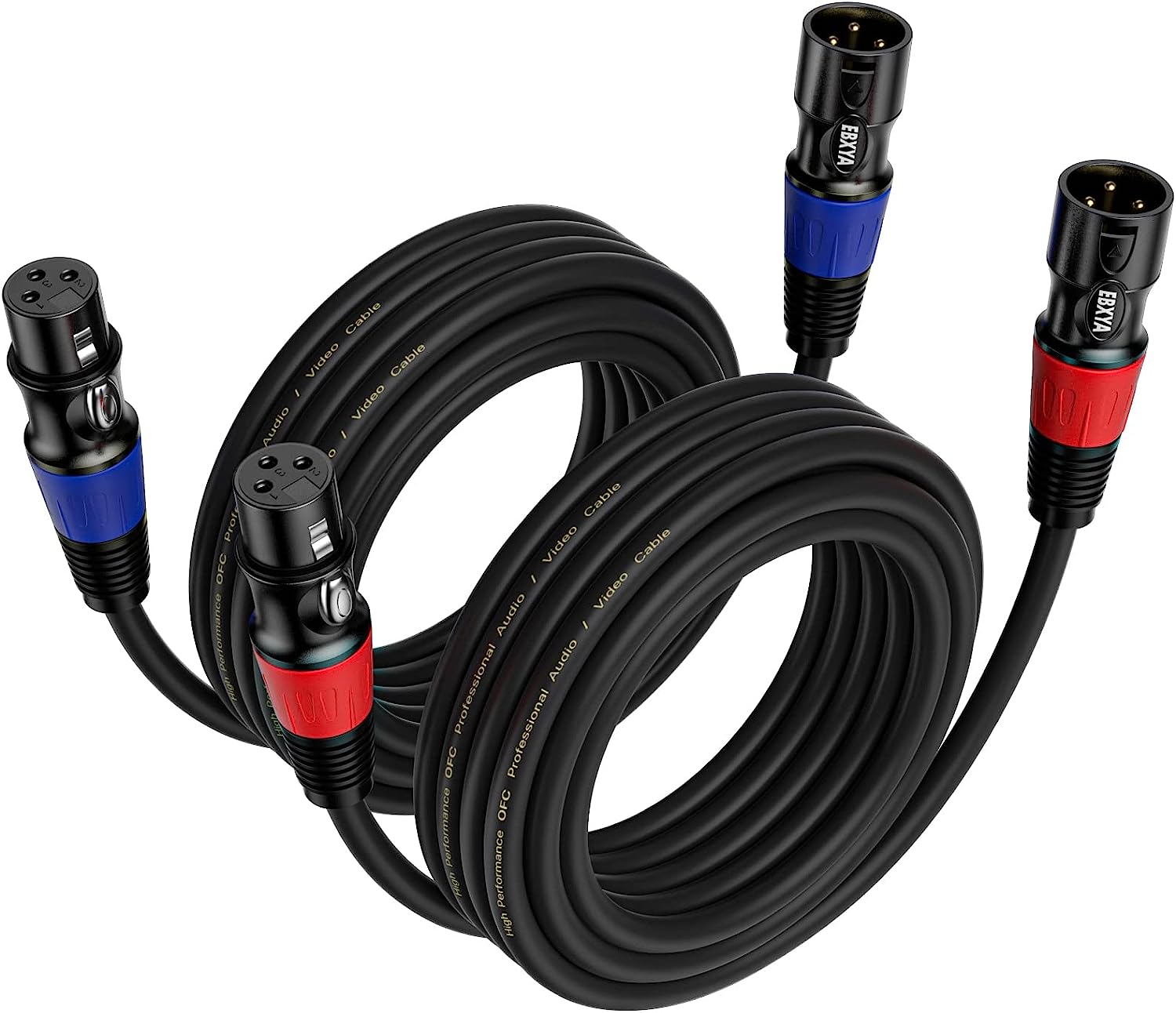 EBXYA XLR Cables 15 feet - Standard XLR Male to Female [...]