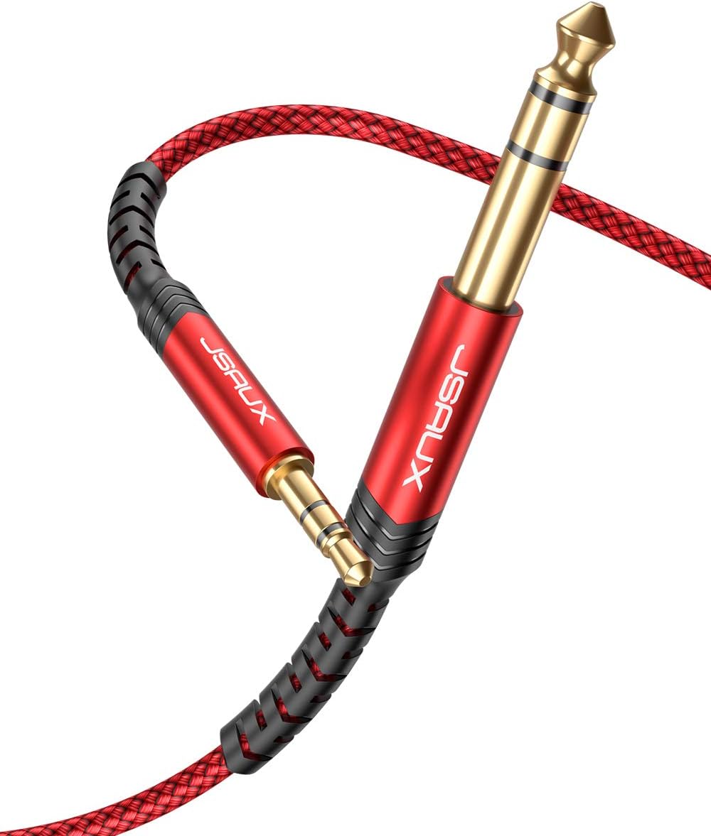 1/4 to 1/8 Cable Stereo Audio Cable 10FT, JSAUX 6.35mm [...]