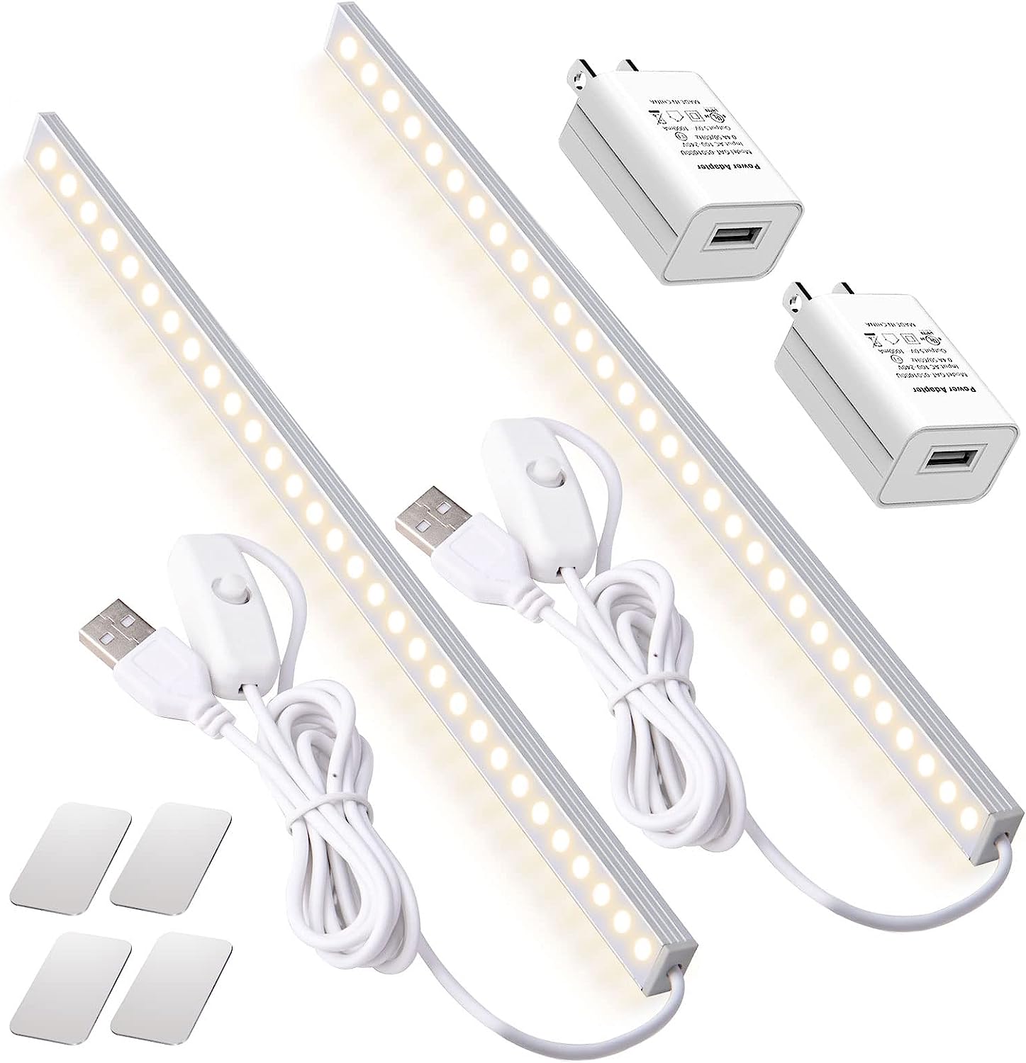 DWEPTU 2Pack LED Under Cabinet Lighting with USB [...]