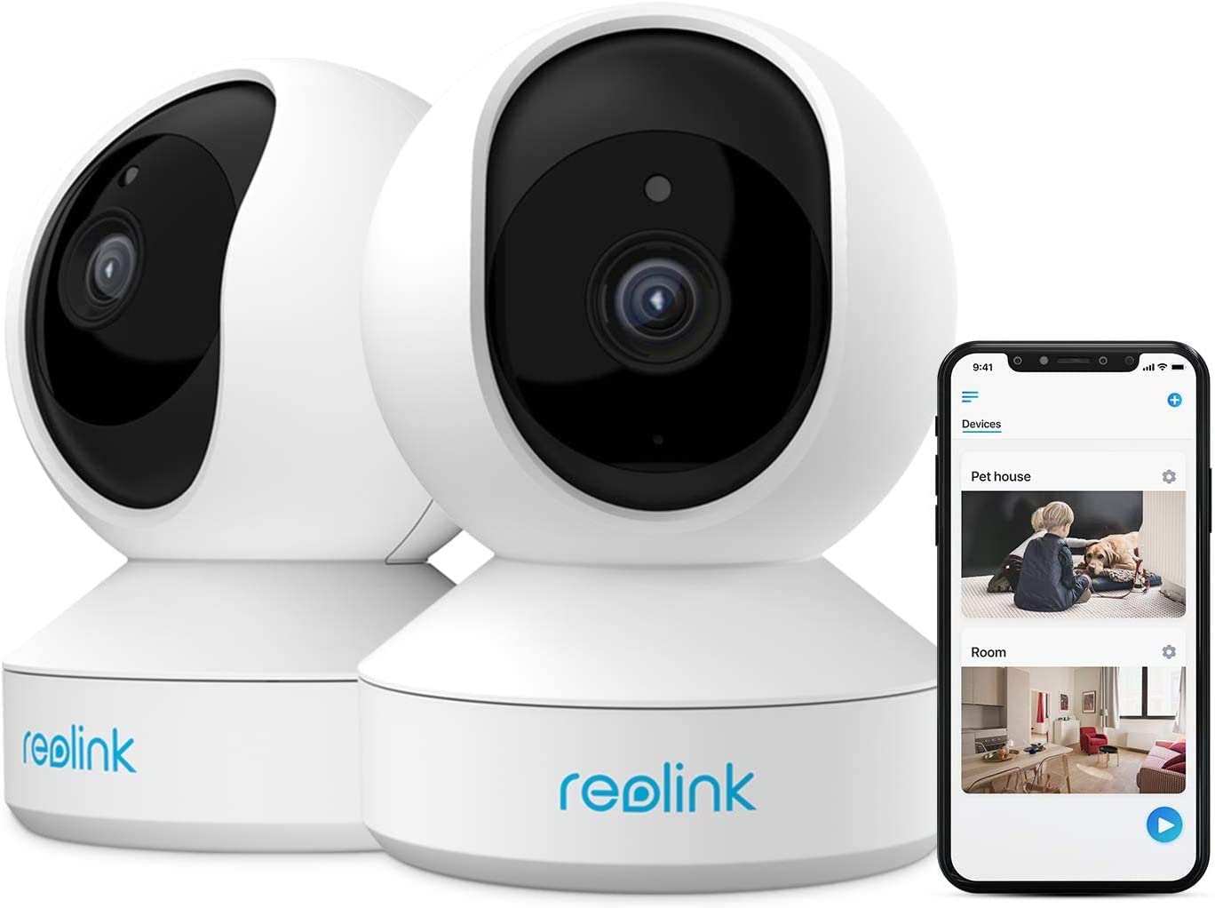 REOLINK Home Security Camera System, 3MP HD Plug-in [...]