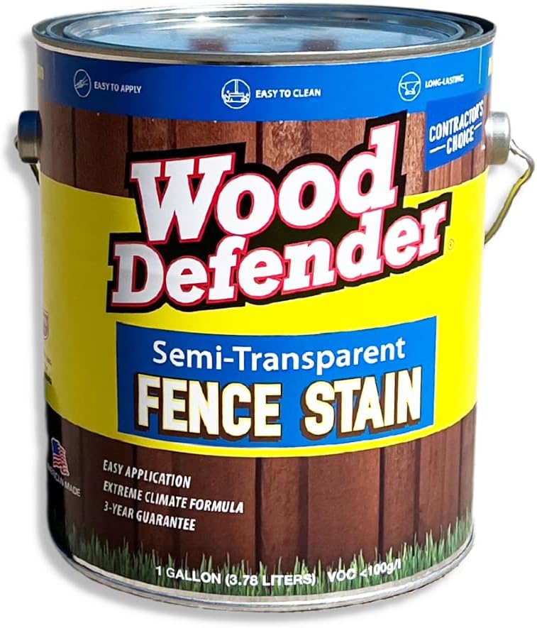 Wood Defender Semi-Transparent Fence Stain Dark Sierra [...]