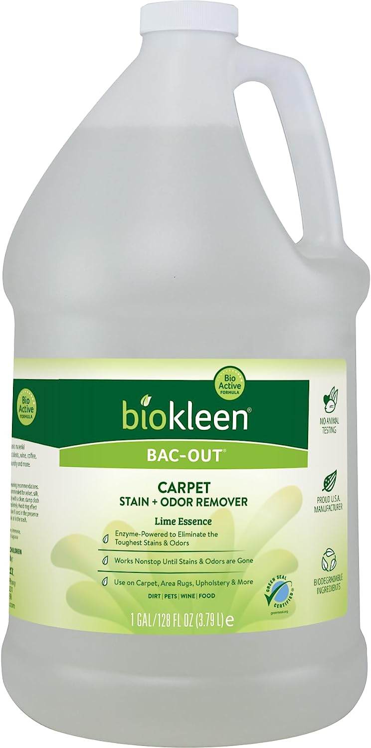 Biokleen Bac-Out Stain Remover for Clothes & Carpet - [...]