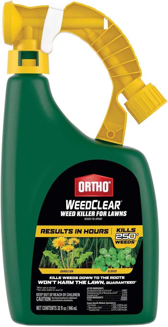 Ortho WeedClear Weed Killer for Lawns Ready-To-Spray: [...]