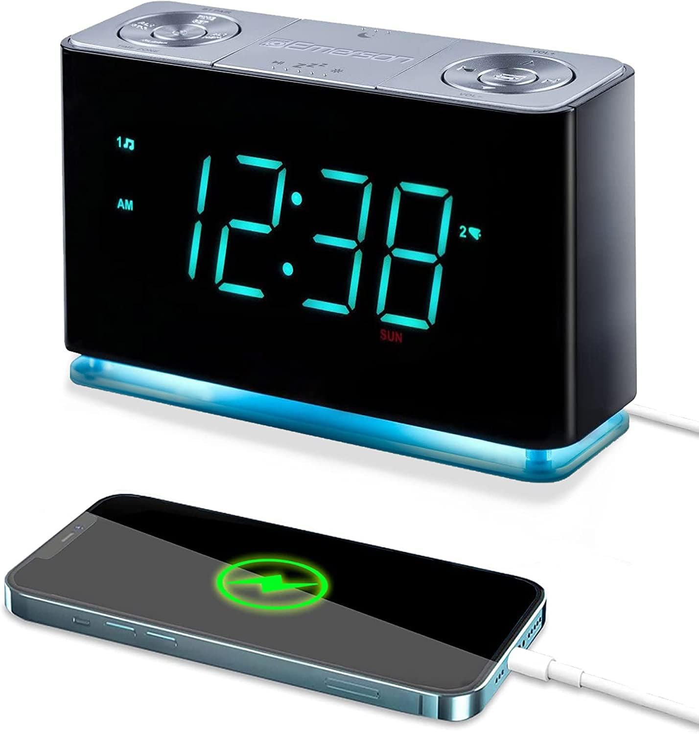 Emerson SmartSet Alarm Clock Radio with Bluetooth [...]