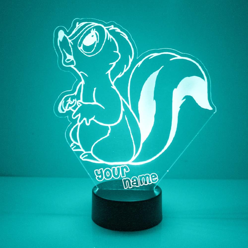MMS Skunk LED Night Light Lamp, Personalized with Your [...]