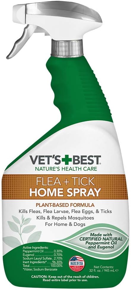 Vet's Best Flea and Tick Home Spray - Dog Flea and [...]