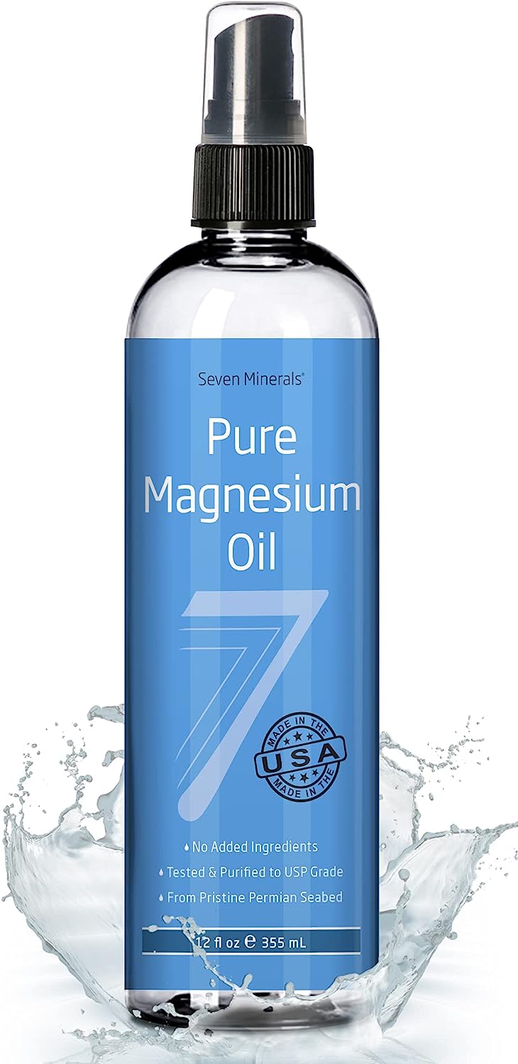 Pure Magnesium Oil Spray - Big 12 fl oz (Lasts 9 [...]
