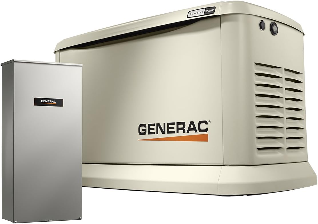 Generac 7043 Home Standby Generator 22kW/19.5kW Air [...]