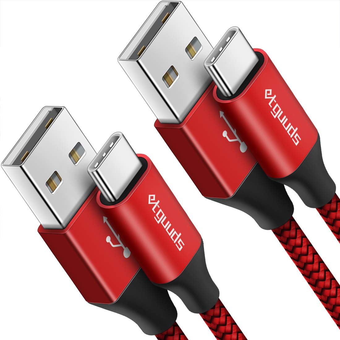 [2-Pack, 3ft] USB C Cable 3A Fast Charging, etguuds [...]
