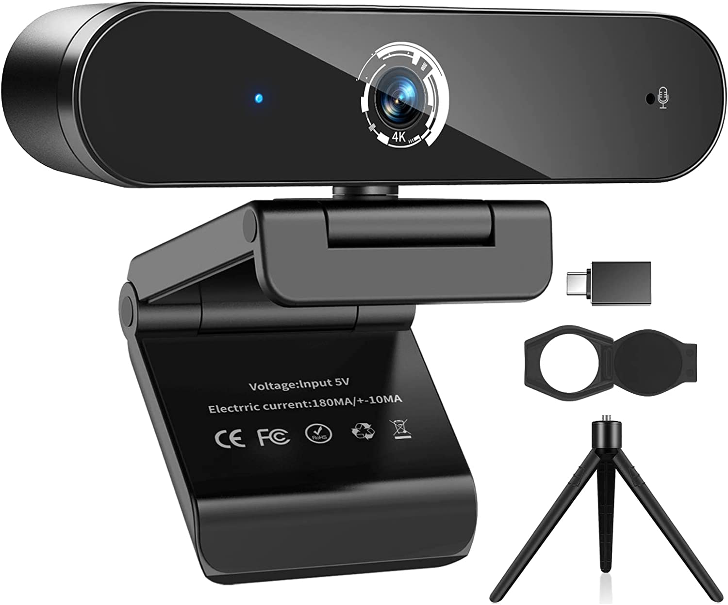 4K Webcam with Microphone,Nisheng 4K Autofocus Web [...]