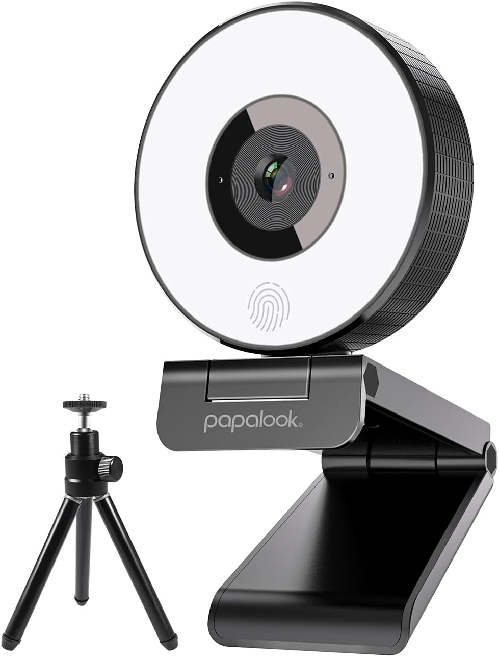 papalook 1080P Webcam with Ring Light and Tripod, [...]