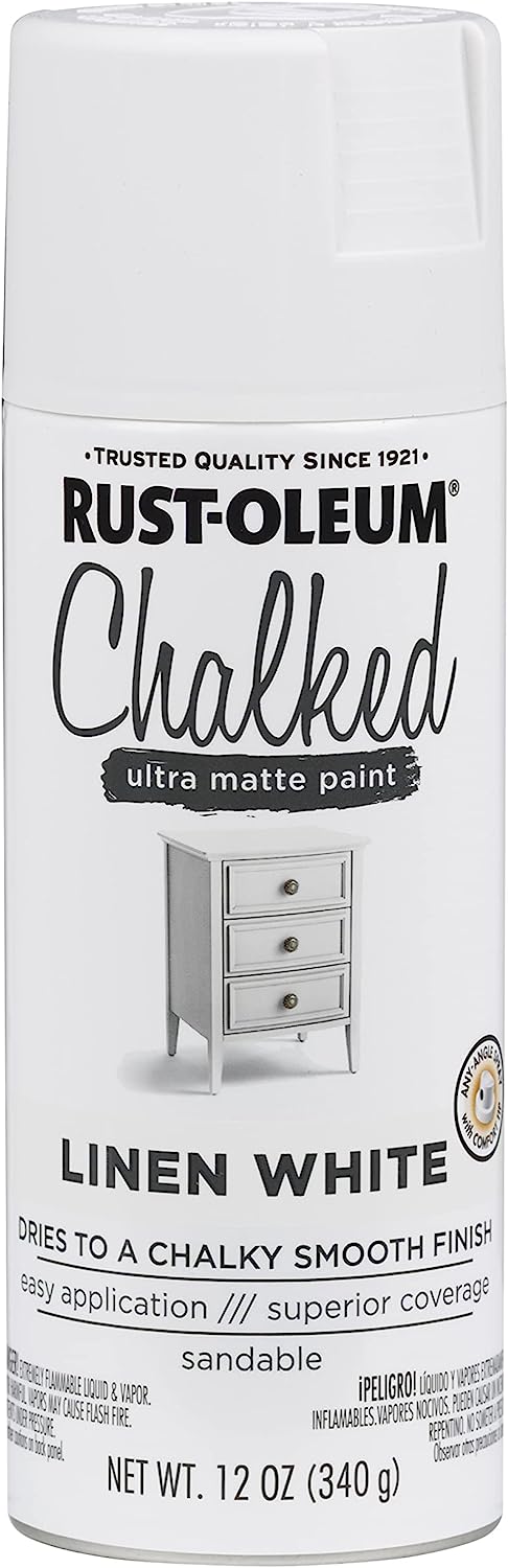 Rust-Oleum 302591 Chalked Spray Paint, 12 oz, Linen [...]