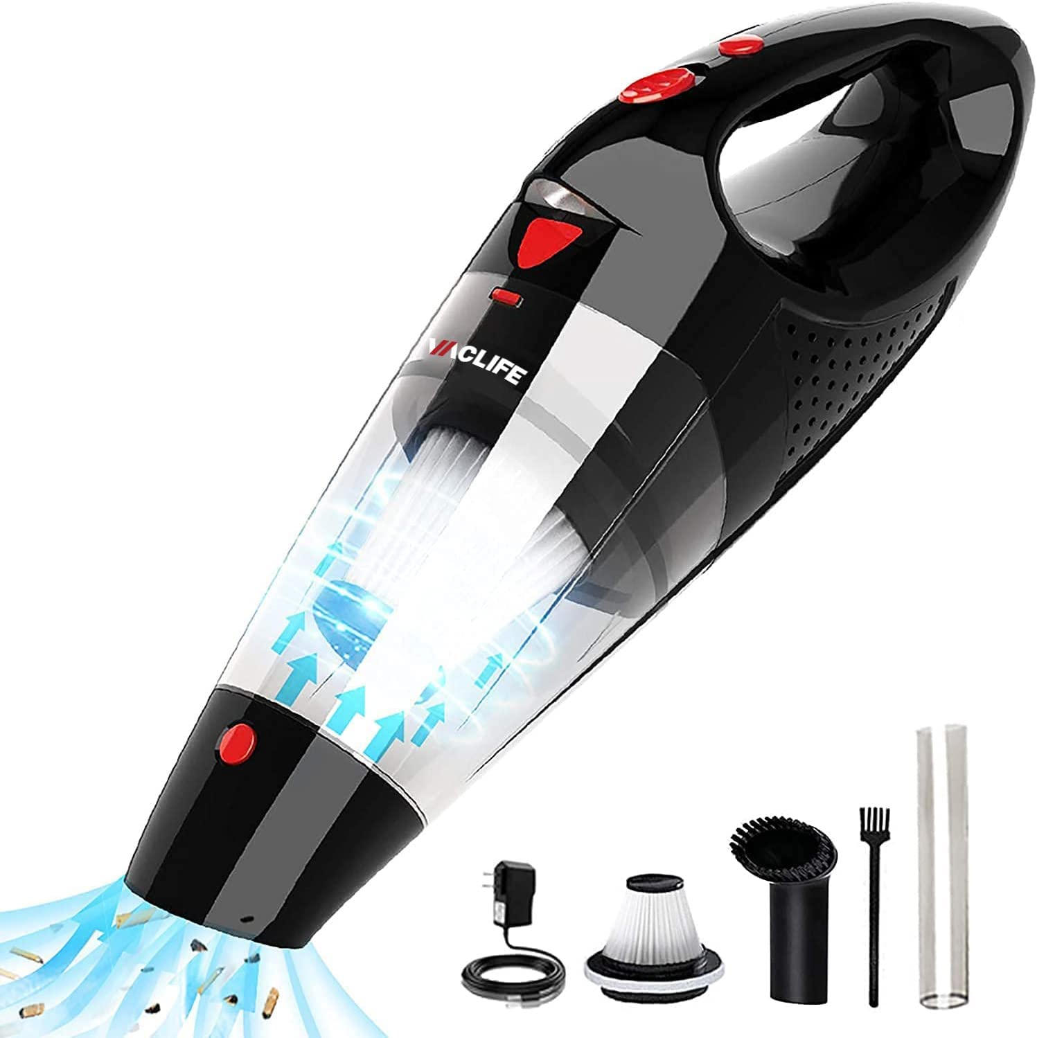VacLife Handheld Vacuum, Car Vacuum Cleaner Cordless, [...]