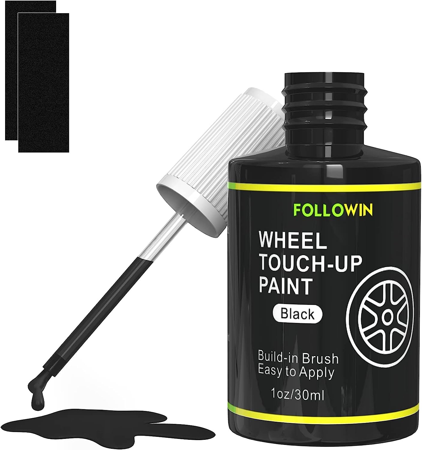 FOLLOWIN Matte Black Rim Touch Up Paint for Cars, [...]