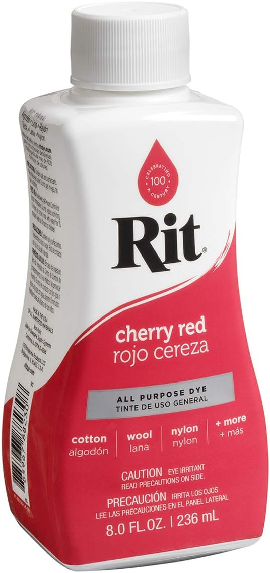 Rit Cherry Red - Rojo Cereza All Purpose Liquid Dye [...]