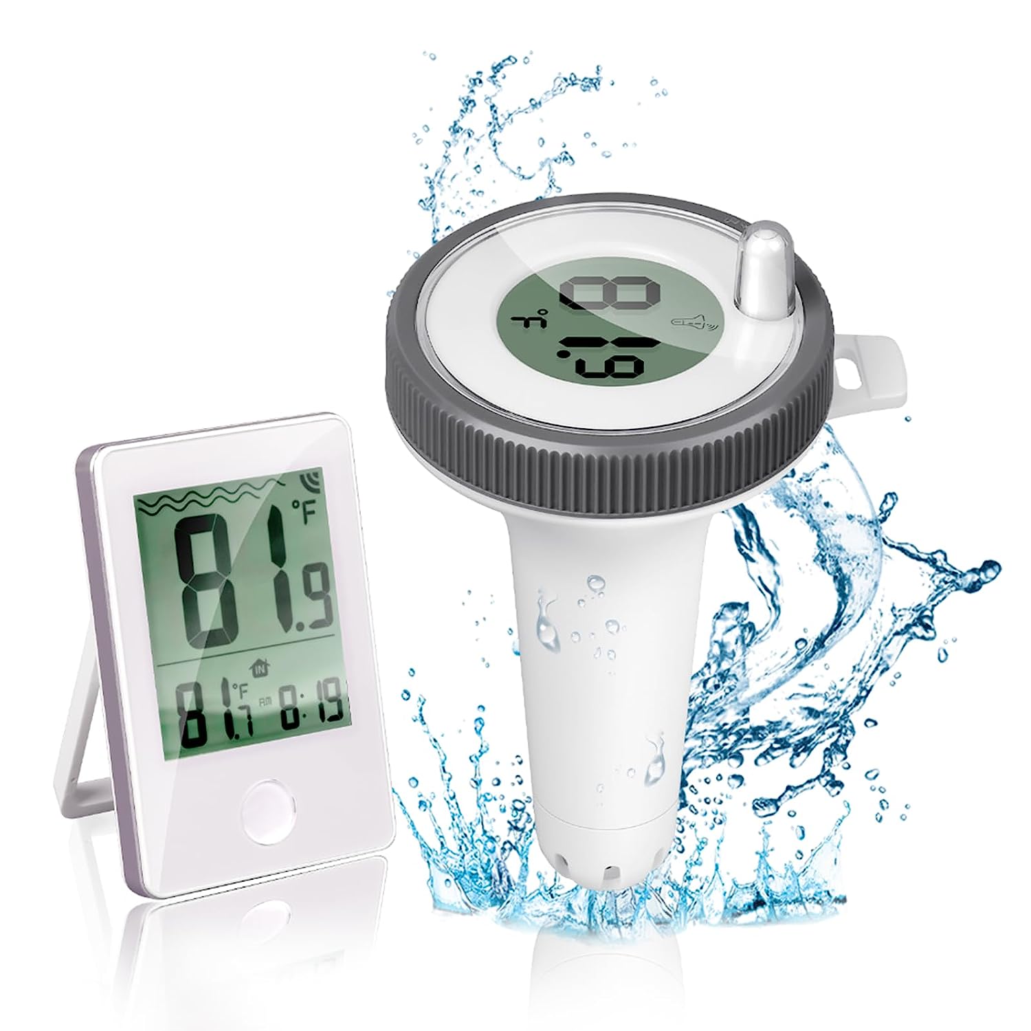 Asunder Pool Thermometer Floating Easy Read Digital, [...]