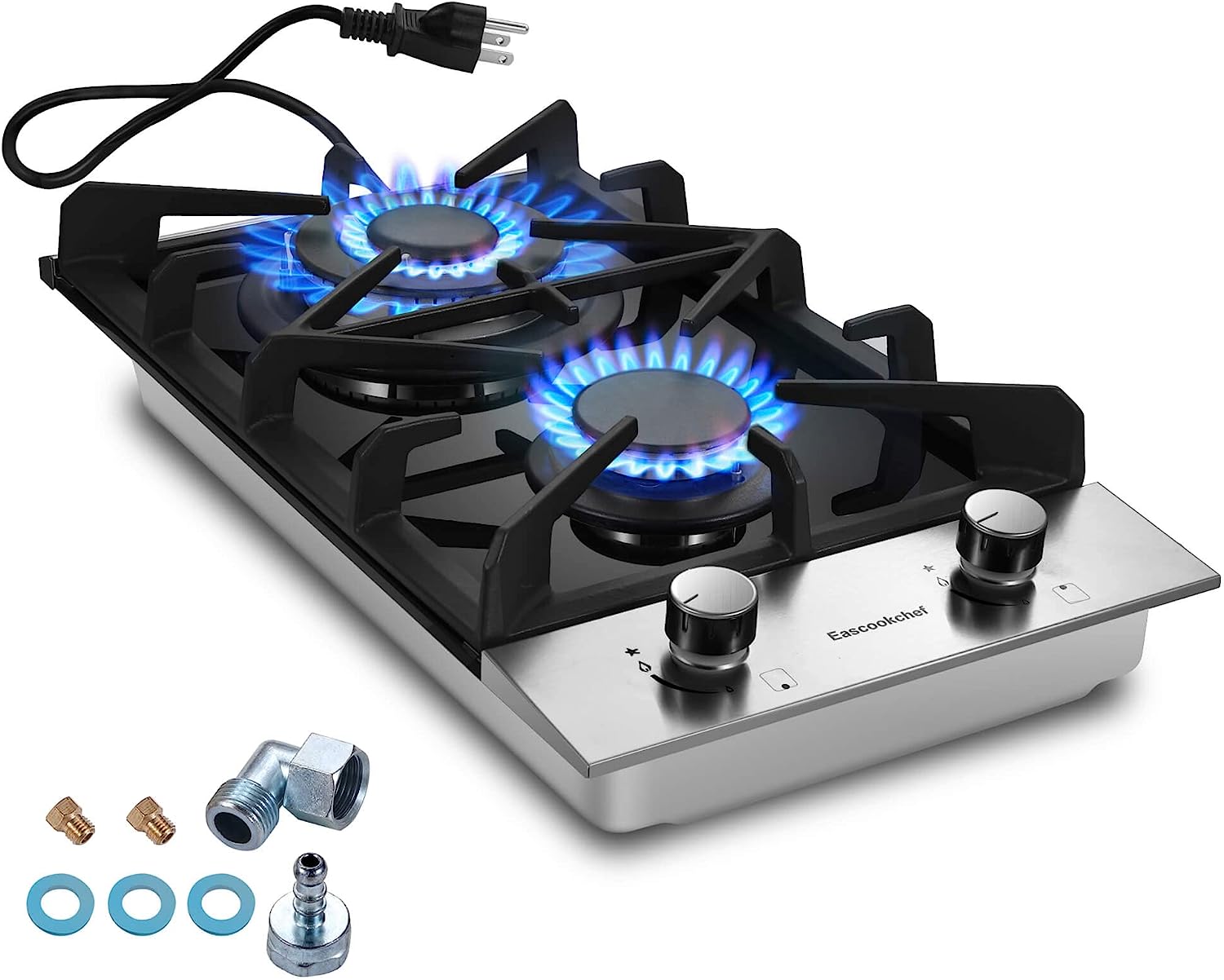 Eascookchef 2 Burner Propane Gas Cooktop, 12 inch [...]