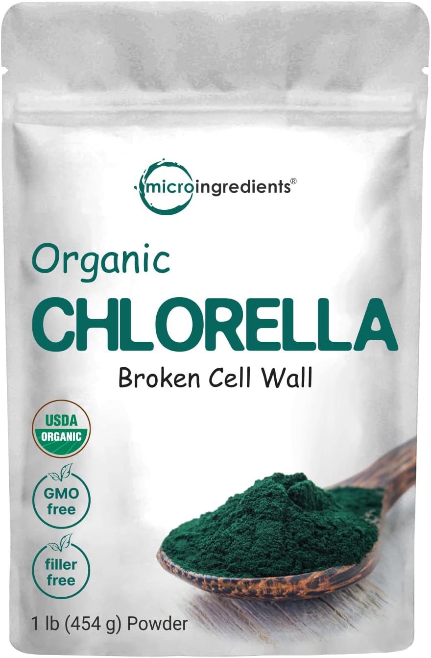 Micro Ingredients Organic Chlorella Powder, 16 Ounce [...]