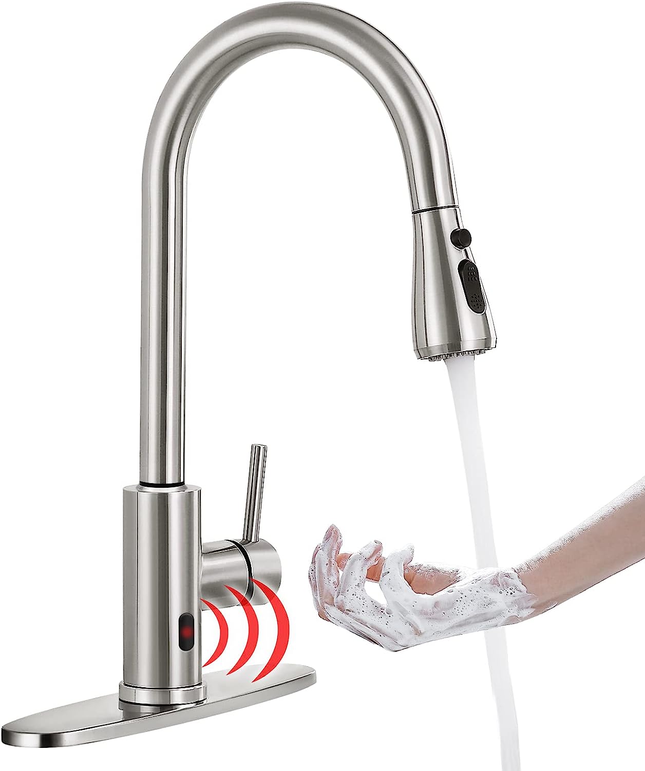 FGKQ Touchless Kitchen Faucet with Pull Down Sprayer, [...]