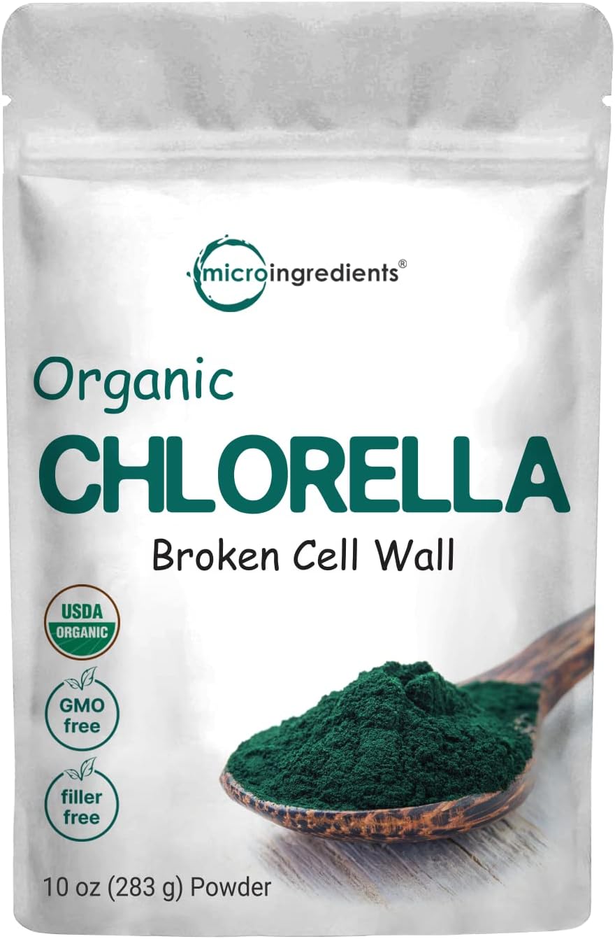 Micro Ingredients Organic Chlorella Powder, 10 Ounce, [...]