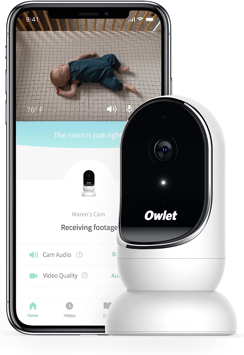 Owlet Cam Video Baby Monitor - Smart Baby Monitor with [...]