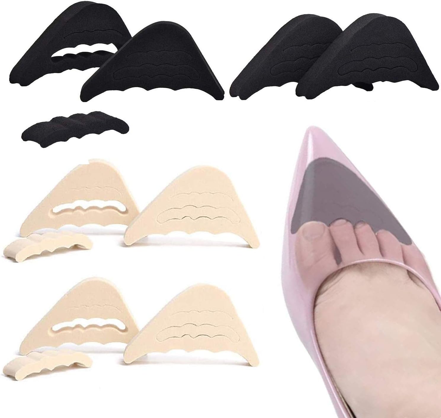 Shoe Fillers, Toe Inserts for Shoes, 4 Pairs Shoe [...]