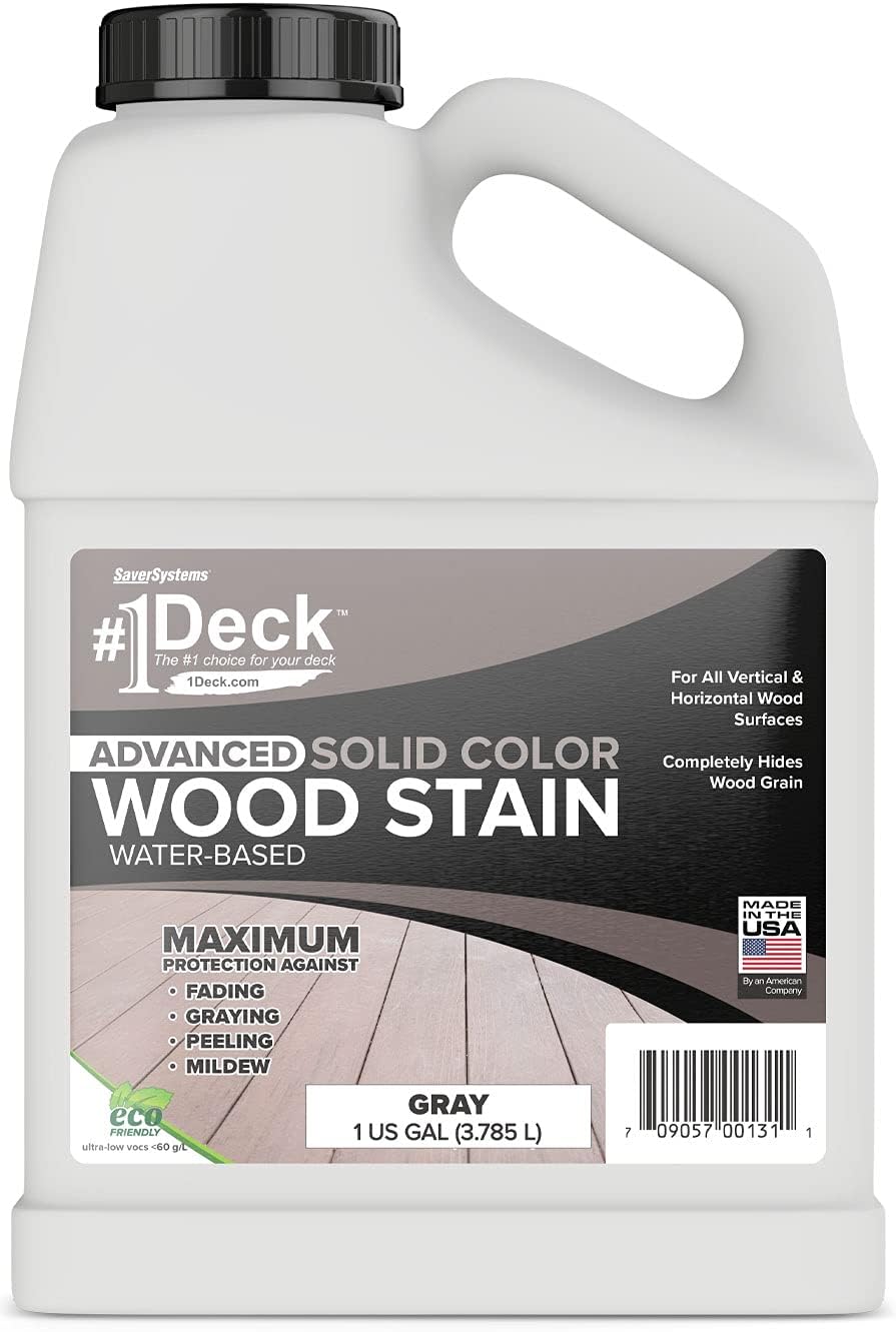 #1 Deck Premium Advanced Solid Color Wood Stain for [...]