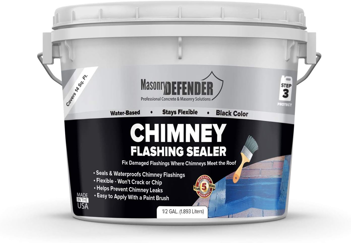 MasonryDefender Chimney Flashing Sealer - Flexible [...]