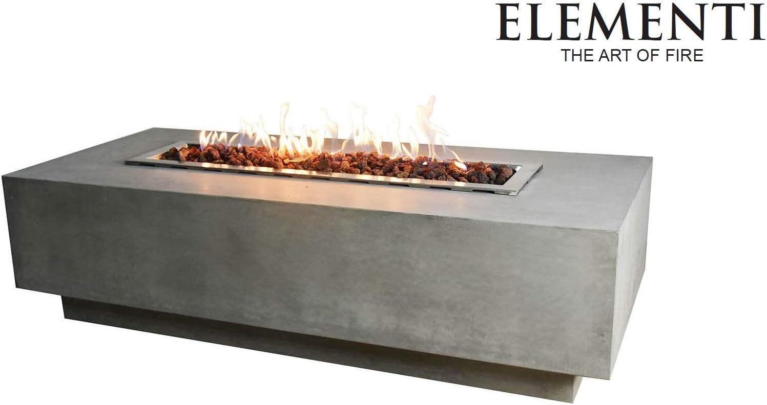 Elementi Granville fire table Cast Concrete Natural [...]