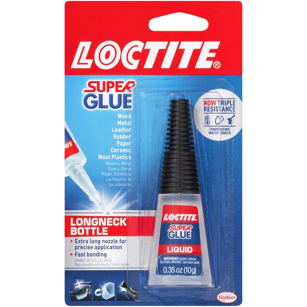 Loctite Super Glue Liquid Longneck Bottle, Clear [...]