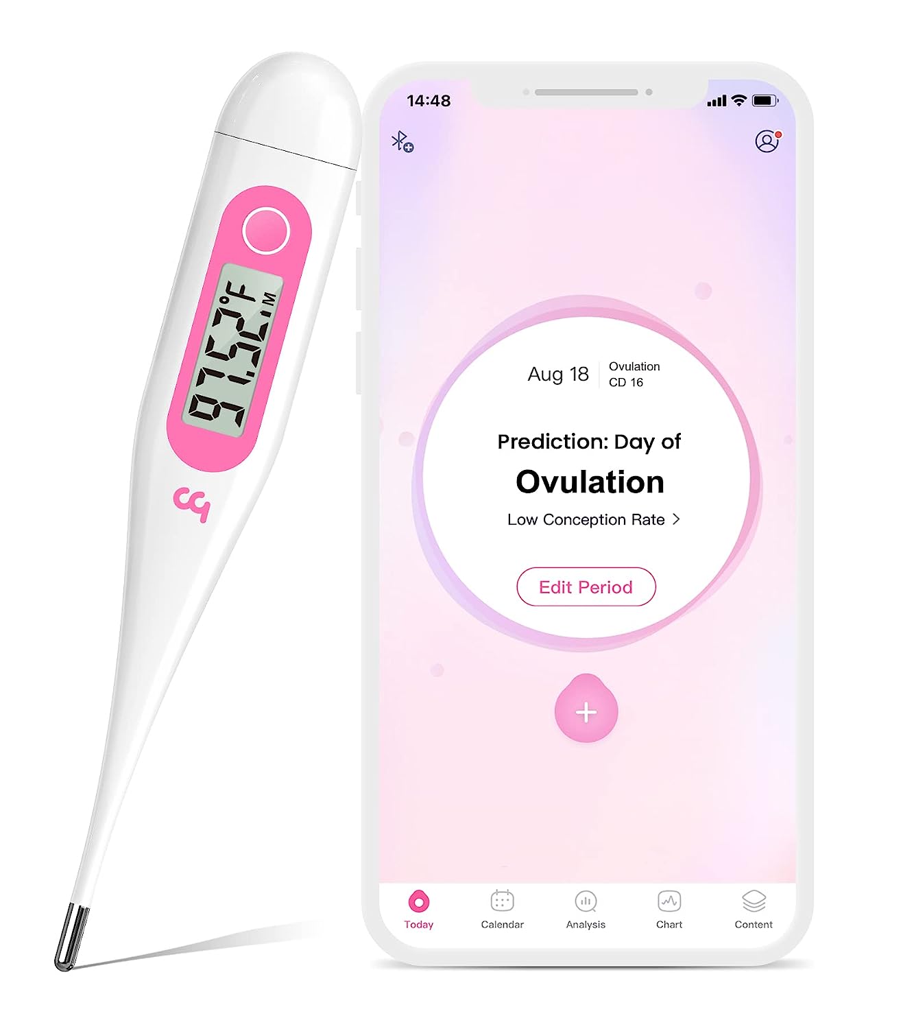 Digital Basal Thermometer, Accurate Baby Thermometer [...]