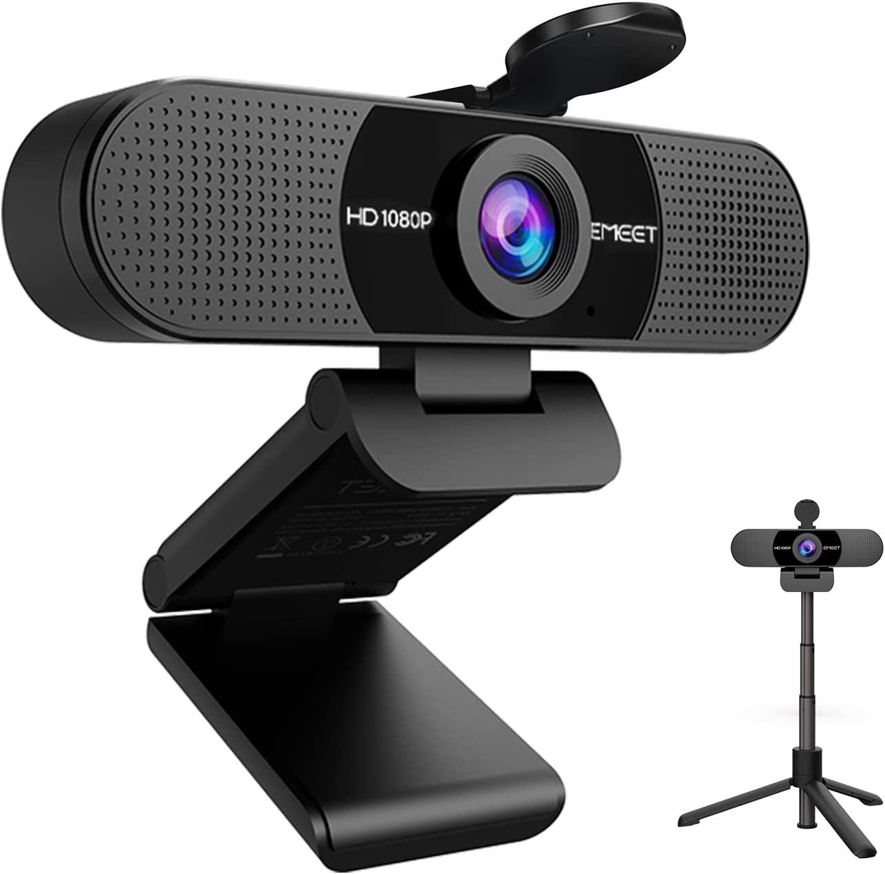 EMEET C960 Webcam with Tripod, 1080p Webcam with [...]