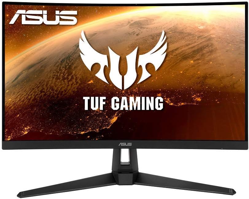 ASUS TUF Gaming VG27VH1BR 27” Curved Monitor, 1080P [...]