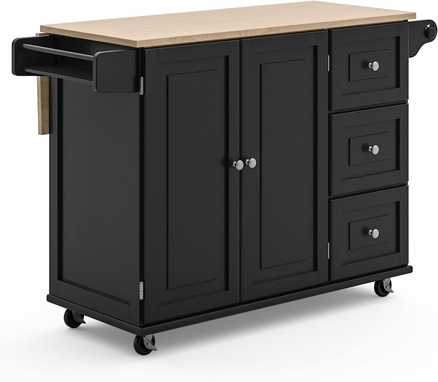 Homestyles Dolly Madison Kitchen Cart with Wood Top [...]