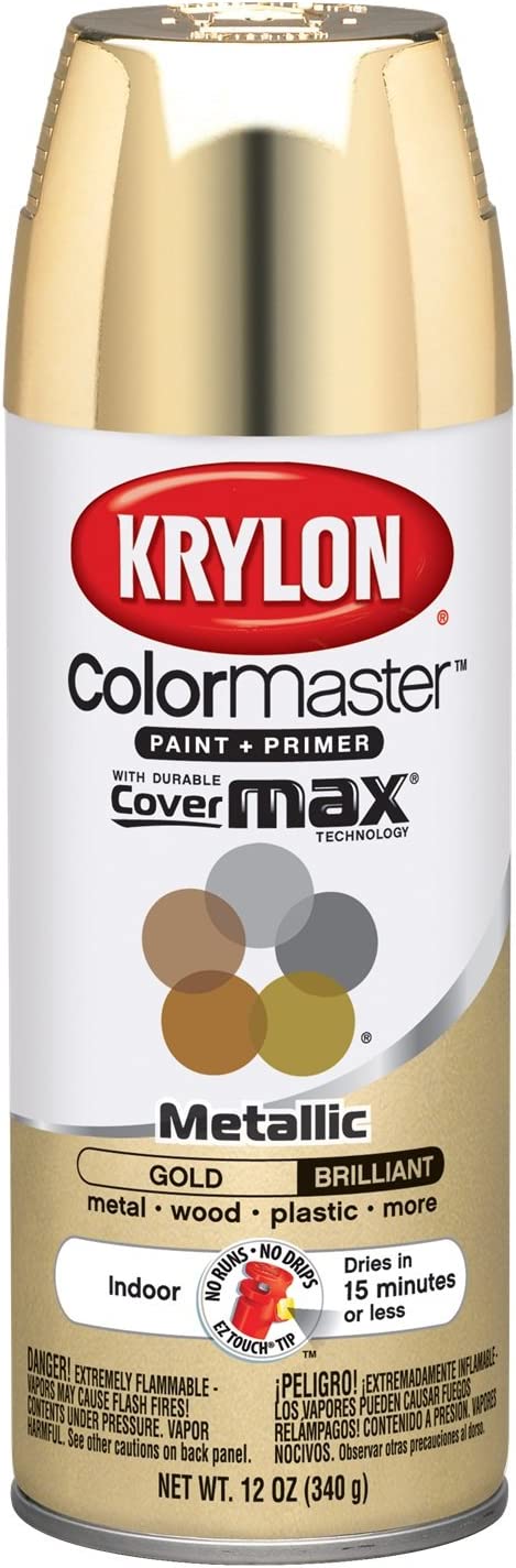 Krylon K15151002 ColorMaster Paint + Primer, Metallic, [...]