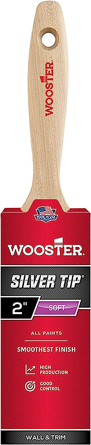Wooster Brush 5222-2 Silver Tip Paintbrush, 2-Inch