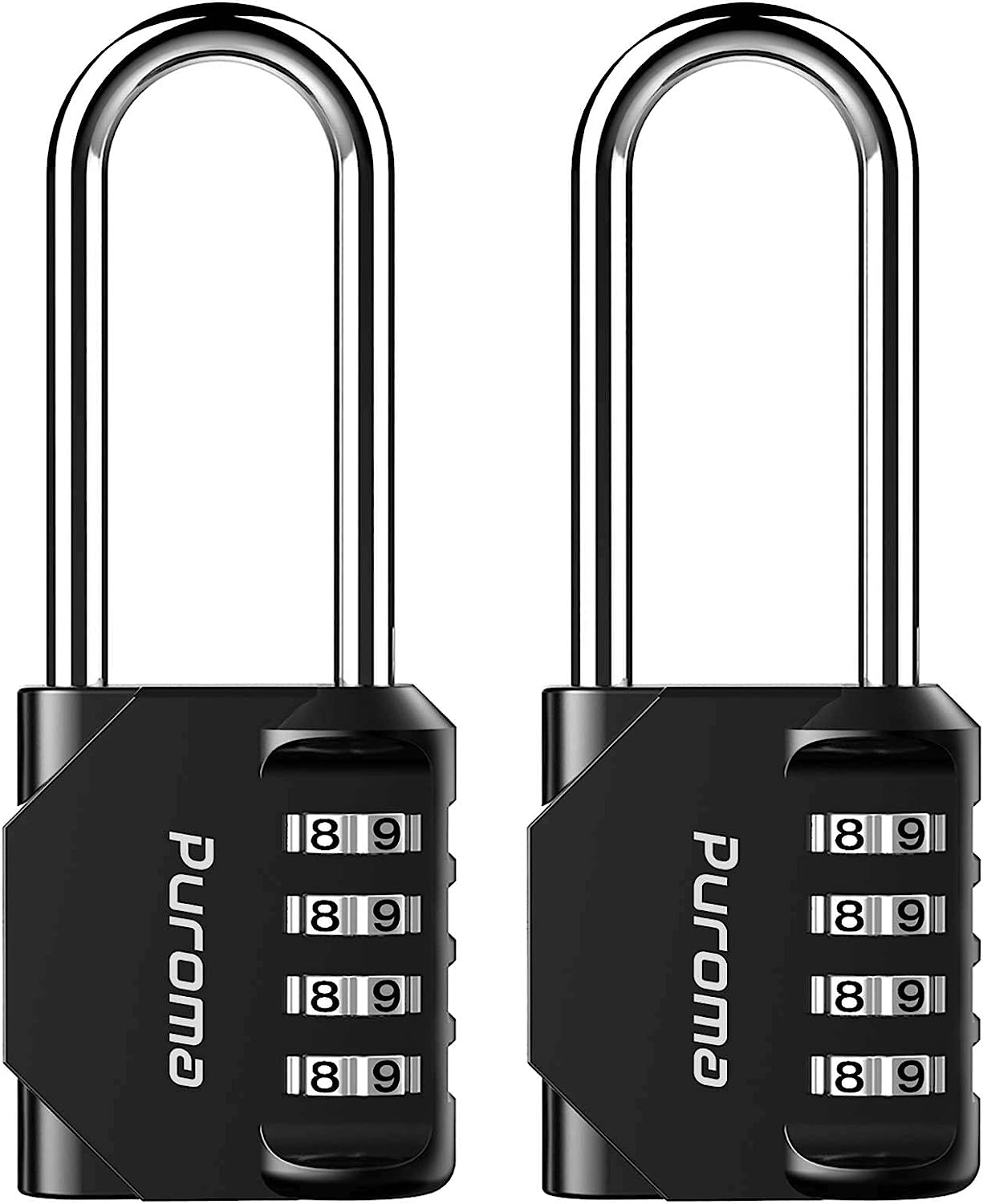 Puroma 2 Pack 2.6 Inch Long Shackle Combination Lock 4 [...]