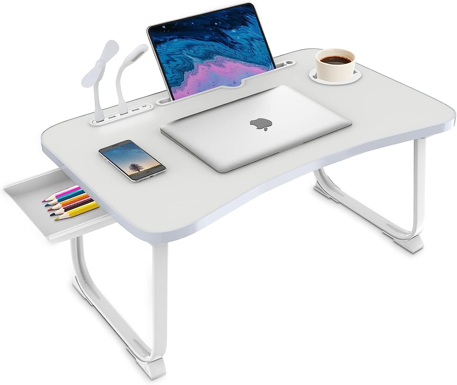 Fayquaze Laptop Bed Desk, Portable Foldable Laptop Bed [...]