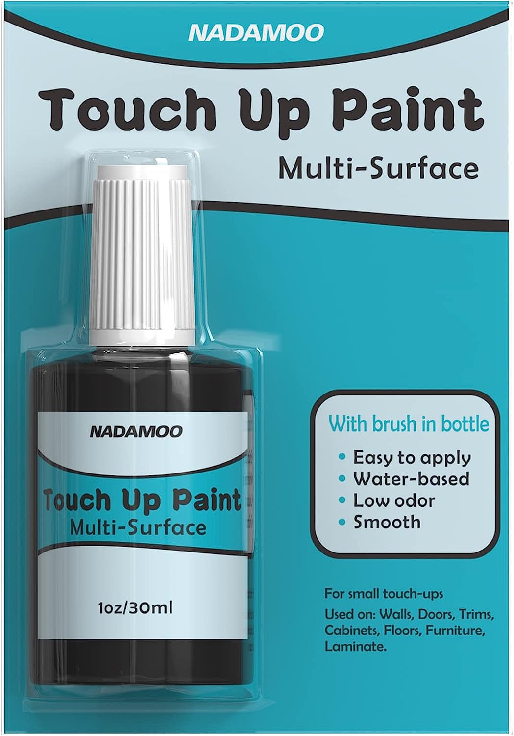 NADAMOO Black Multi Surface Touch Up Paint, Interior [...]