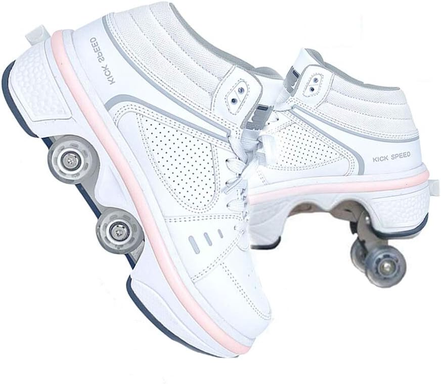 LDTXH Automatic Walking Shoes Invisible Roller Skate, [...]
