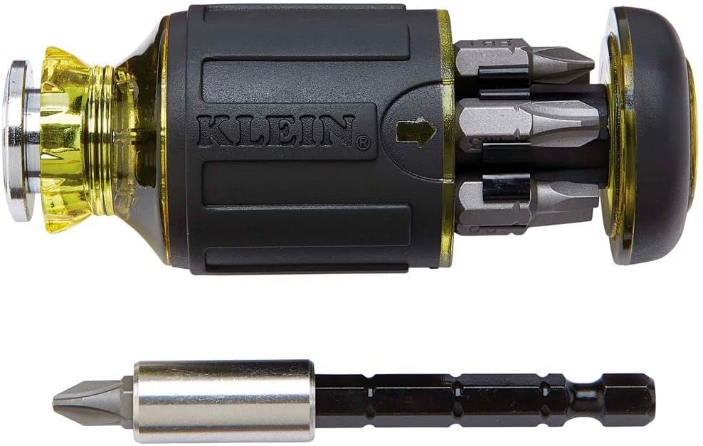 Klein Tools 32308 Multi-bit Stubby Screwdriver, Impact [...]