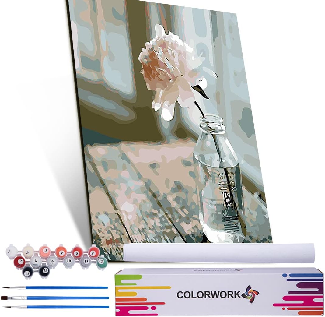 COLORWORK DIY Paint by Numbers, Canvas Oil Painting [...]