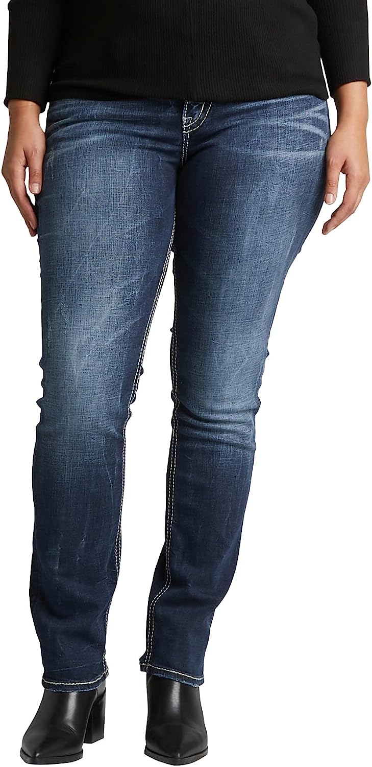 Silver Jeans Co. Women's Plus Size Suki Mid Rise [...]