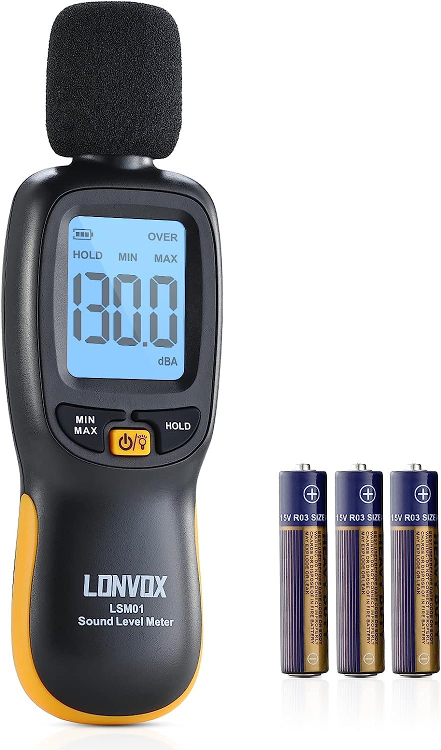 Decibel Meter, LONVOX Digital Sound Level Meter with [...]