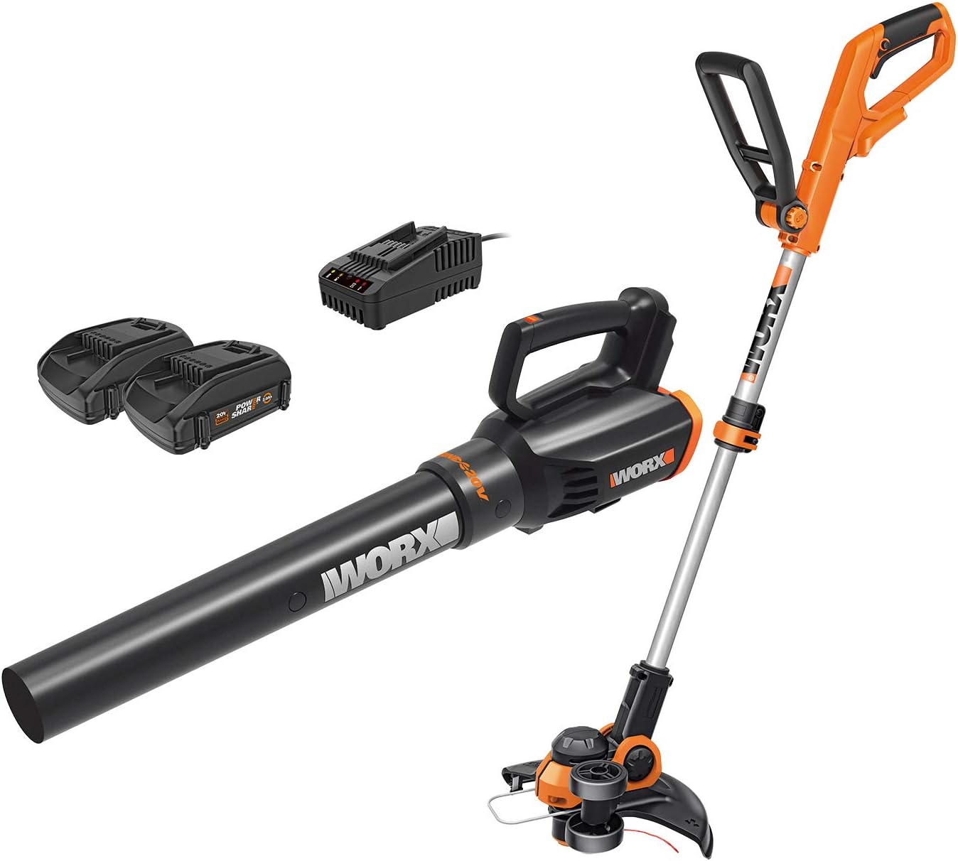 WORX Cordless String Trimmer and Blower WG929.1 Combo, [...]