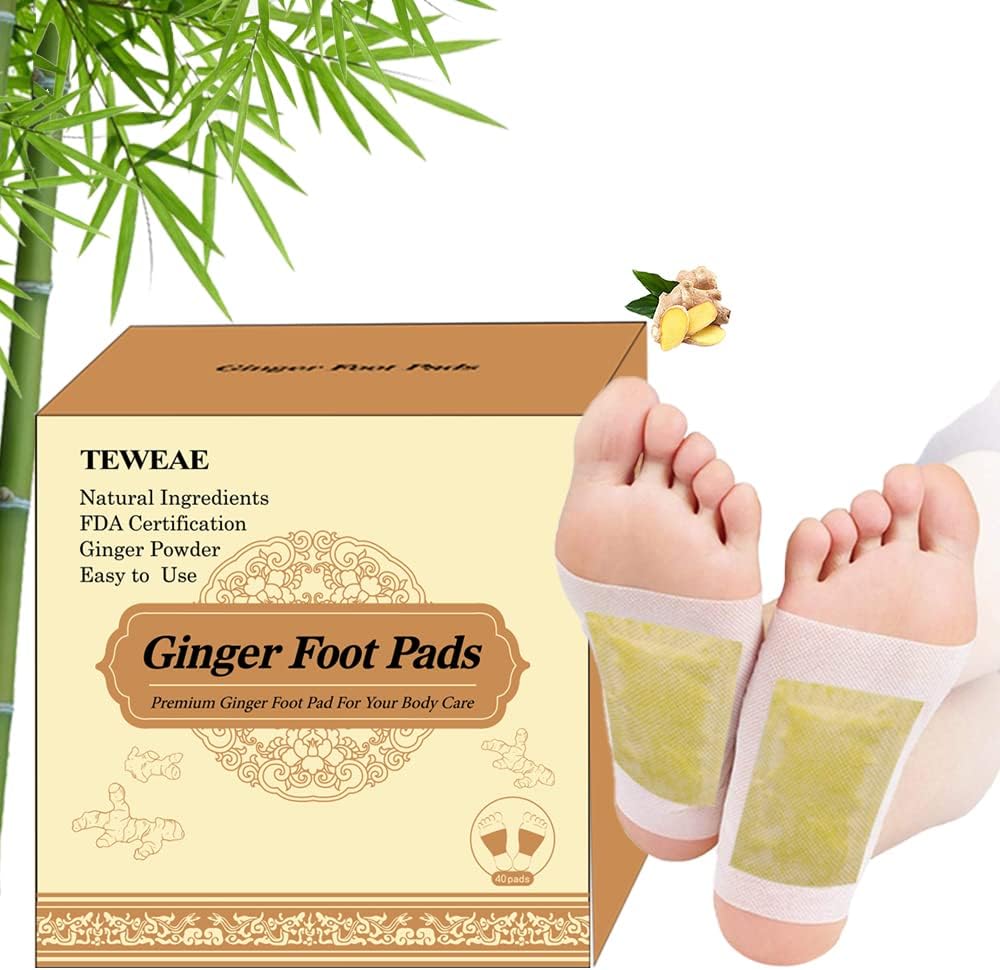 Ginger Foot Pads (40Pads), Ginger Pads for Better [...]