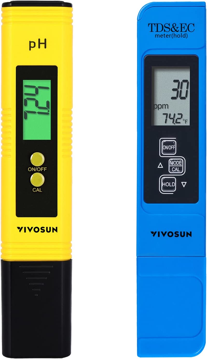 VIVOSUN pH and TDS Meter Combo, 0.05ph High Accuracy [...]