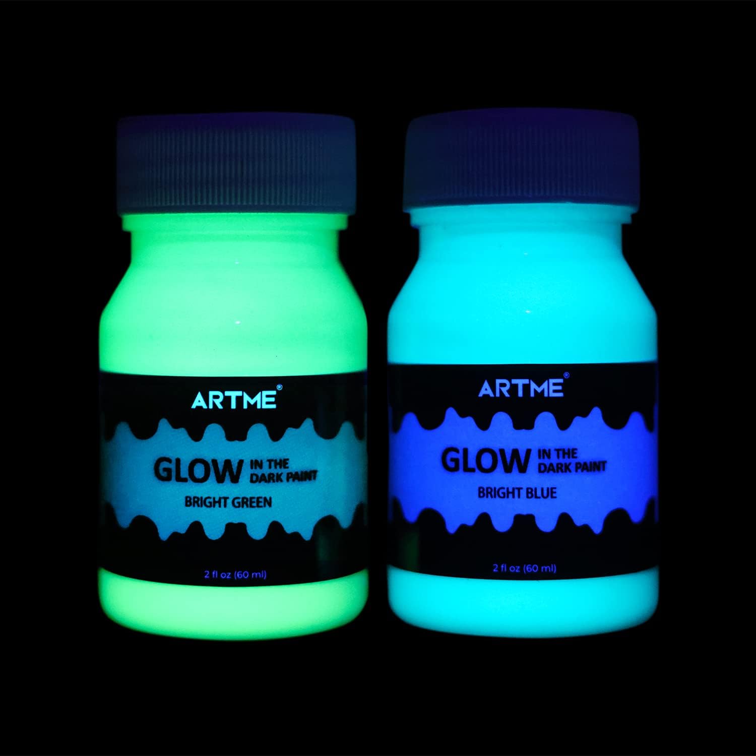ARTME Glow in The Dark Paint, Glow Paint Set of Green [...]