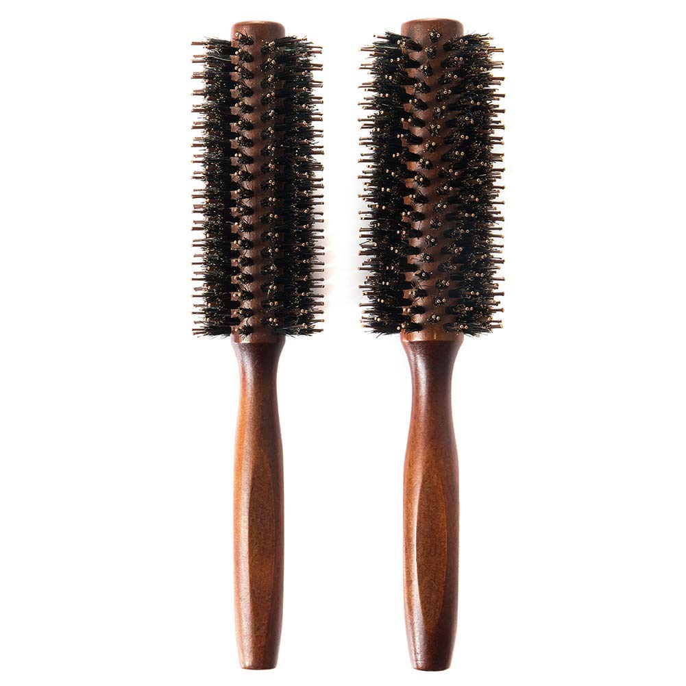 Boar Bristle Round Hair Brush Set with Nylon Pin [...]